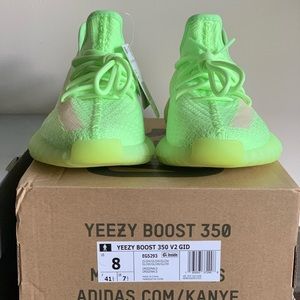 Adidas Yeezy350 Glow in the Dark sz 8